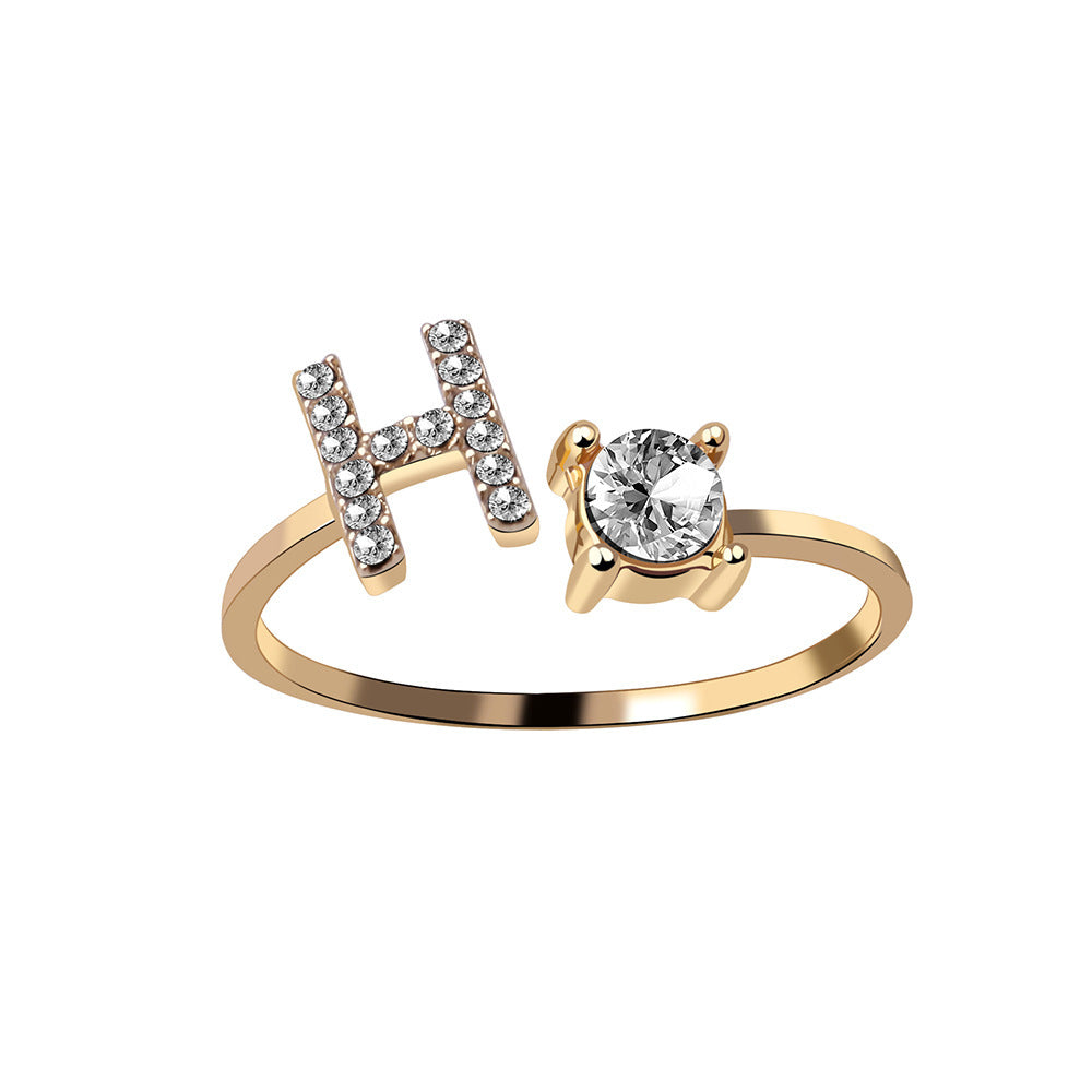 Initial Rings | Letter Rings in Gold & Silver