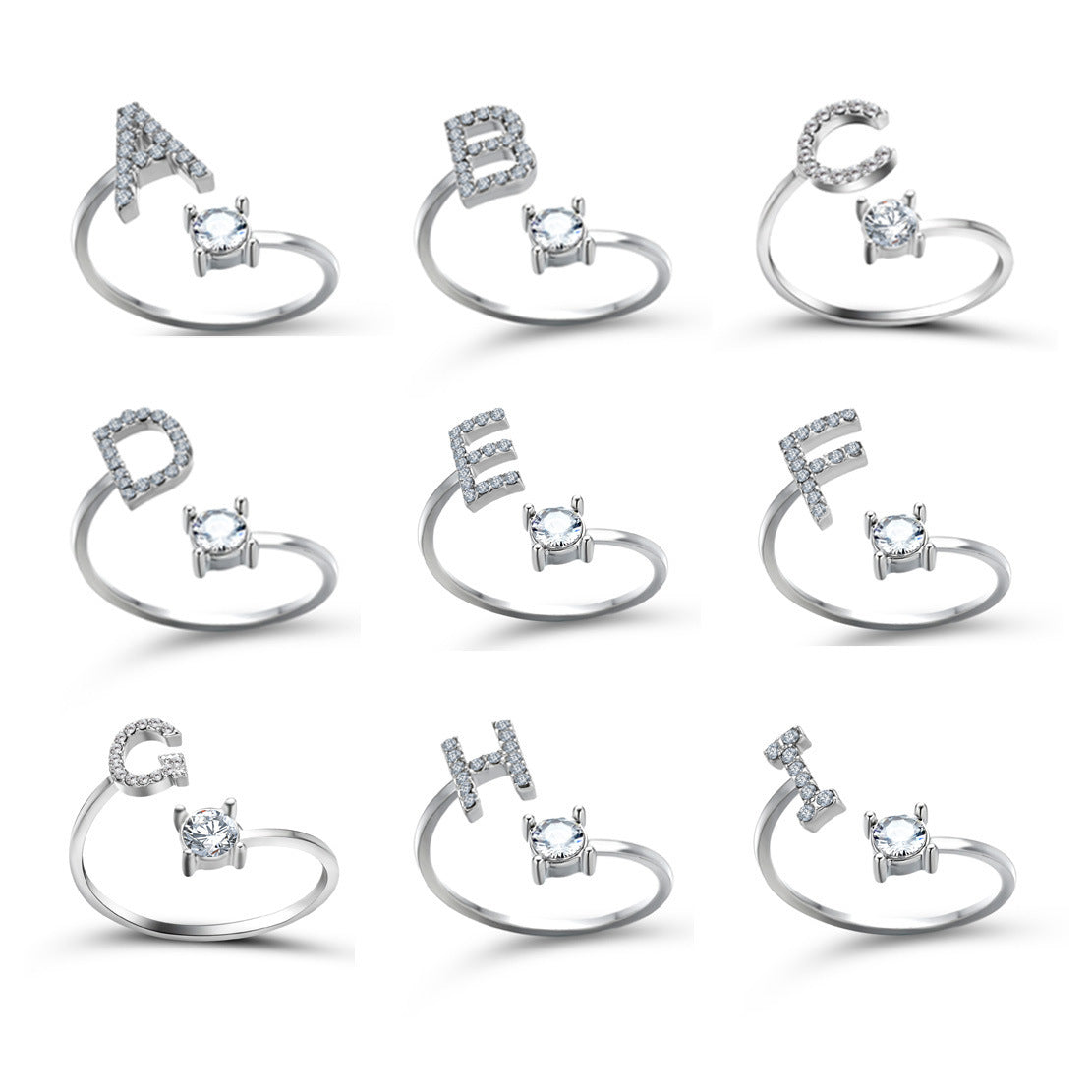Initial Rings | Letter Rings in Gold & Silver