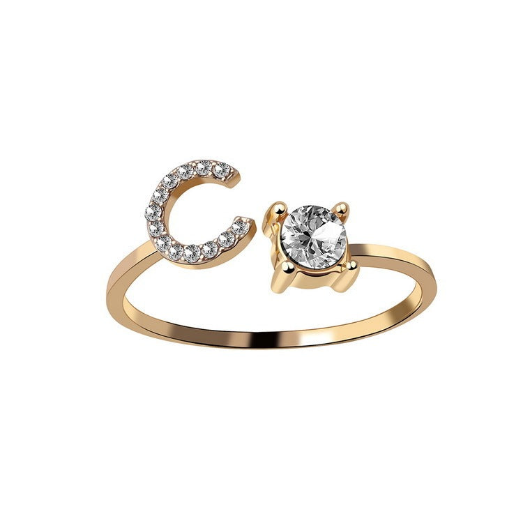 Initial Rings | Letter Rings in Gold & Silver