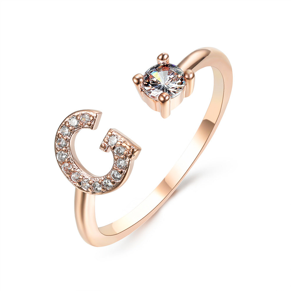 Initial Rings | Letter Rings in Gold & Silver