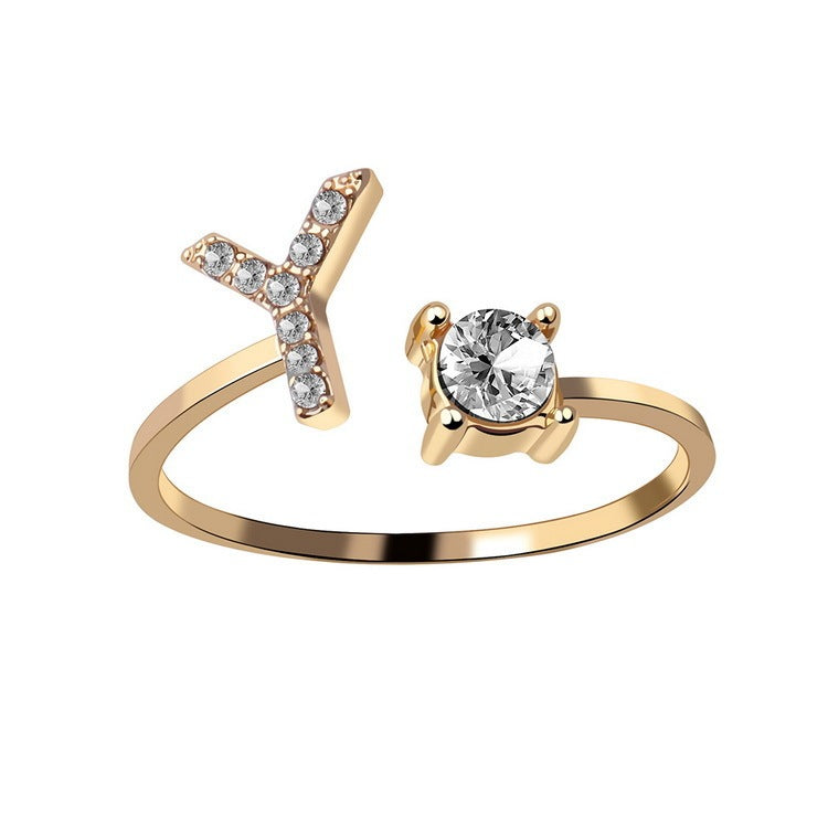 Initial Rings | Letter Rings in Gold & Silver
