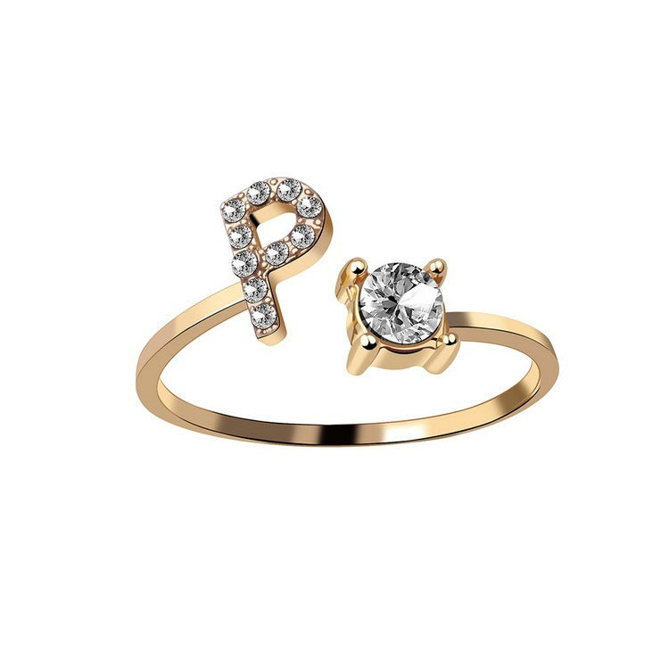 Initial Rings | Letter Rings in Gold & Silver